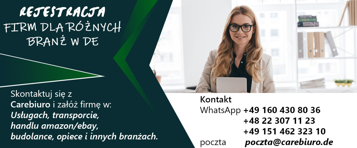 Gewerbe w Niemczech bez meldunku
